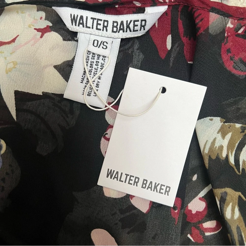 NWT Walter Baker Floral Tulum Caftan Coverup - Picture 6 of 8